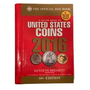Official Red Book Guide of United States Coins 2016 69th Edition Spiral Bound